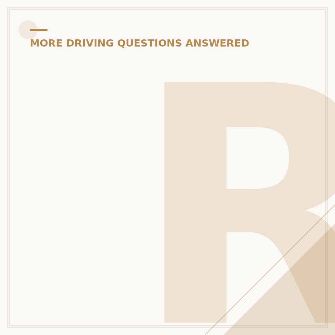 Road Markings Theory Test: What You Need to Know