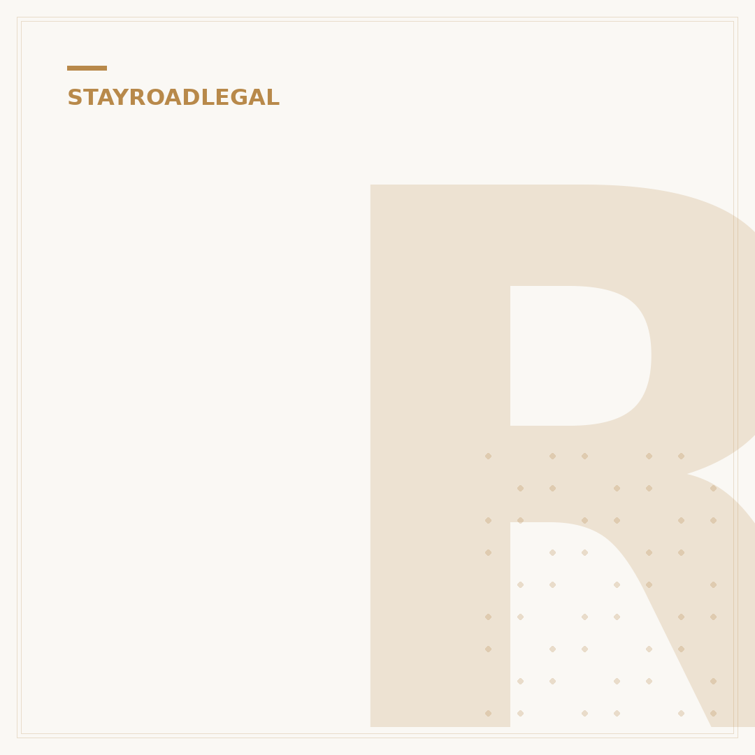 Road Signs Giving Orders: Your Legal Obligations