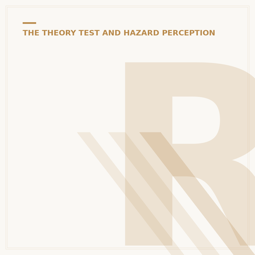 Road and Traffic Signs Theory Test Questions Explained