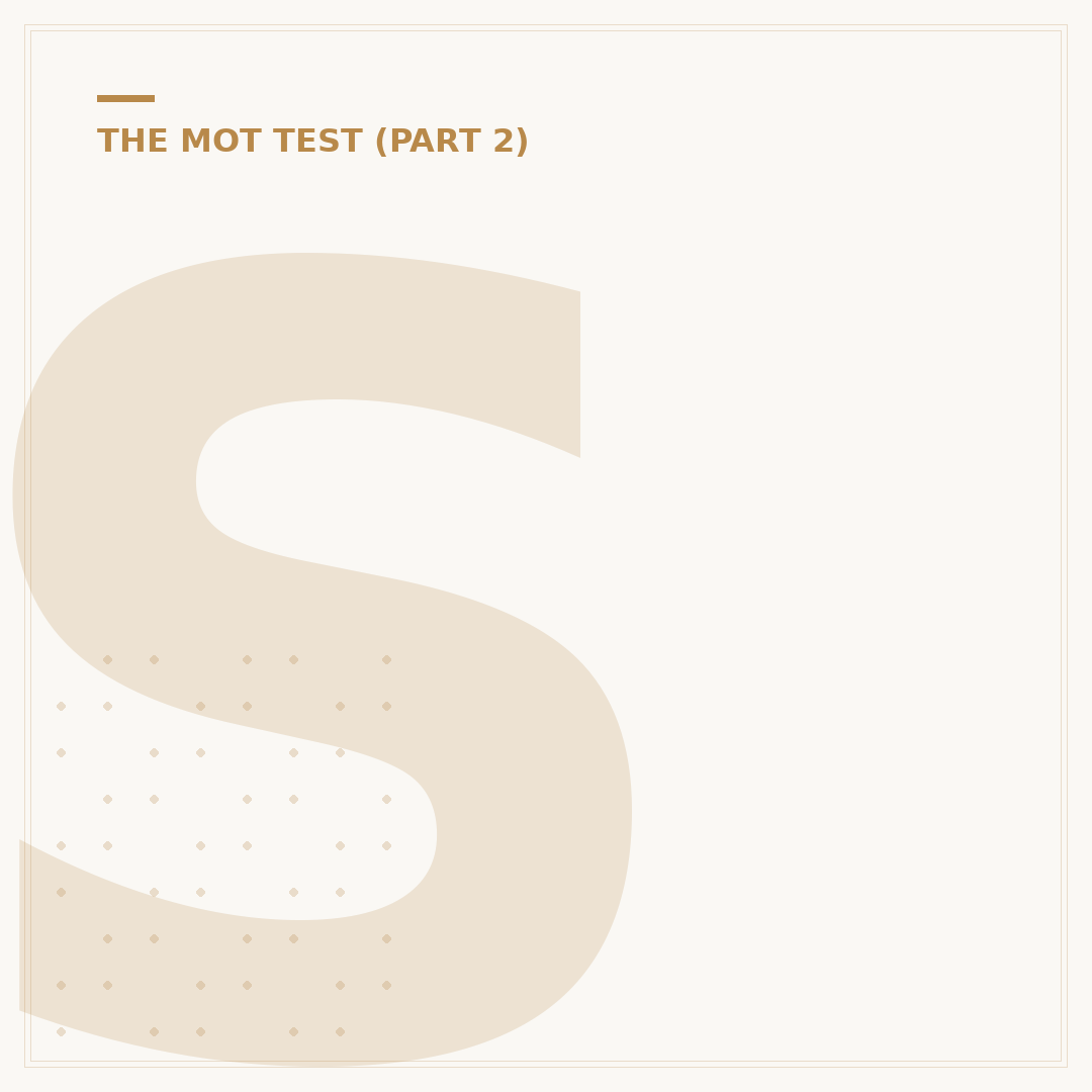 Sam's Tyres & MOT: Service & MOT Testing Explained