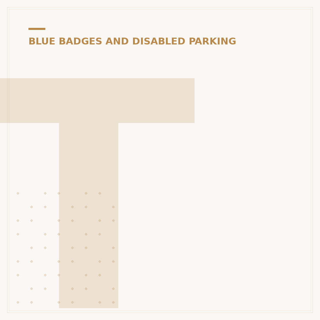 Transport Scotland Blue Badge