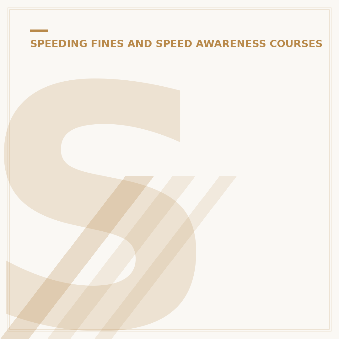 Speed Awareness Course