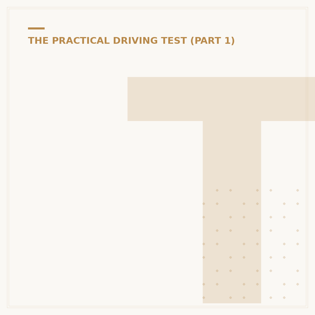 Taking Your Driving Test in Your Own Car