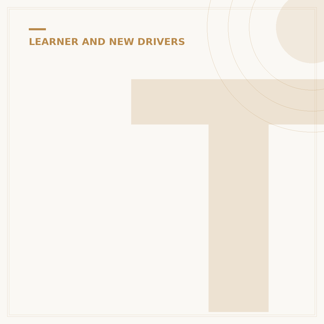 Temp Cover for Learner Drivers