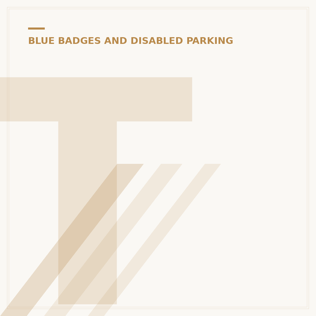 Temporary Blue Badge: Eligibility and Application