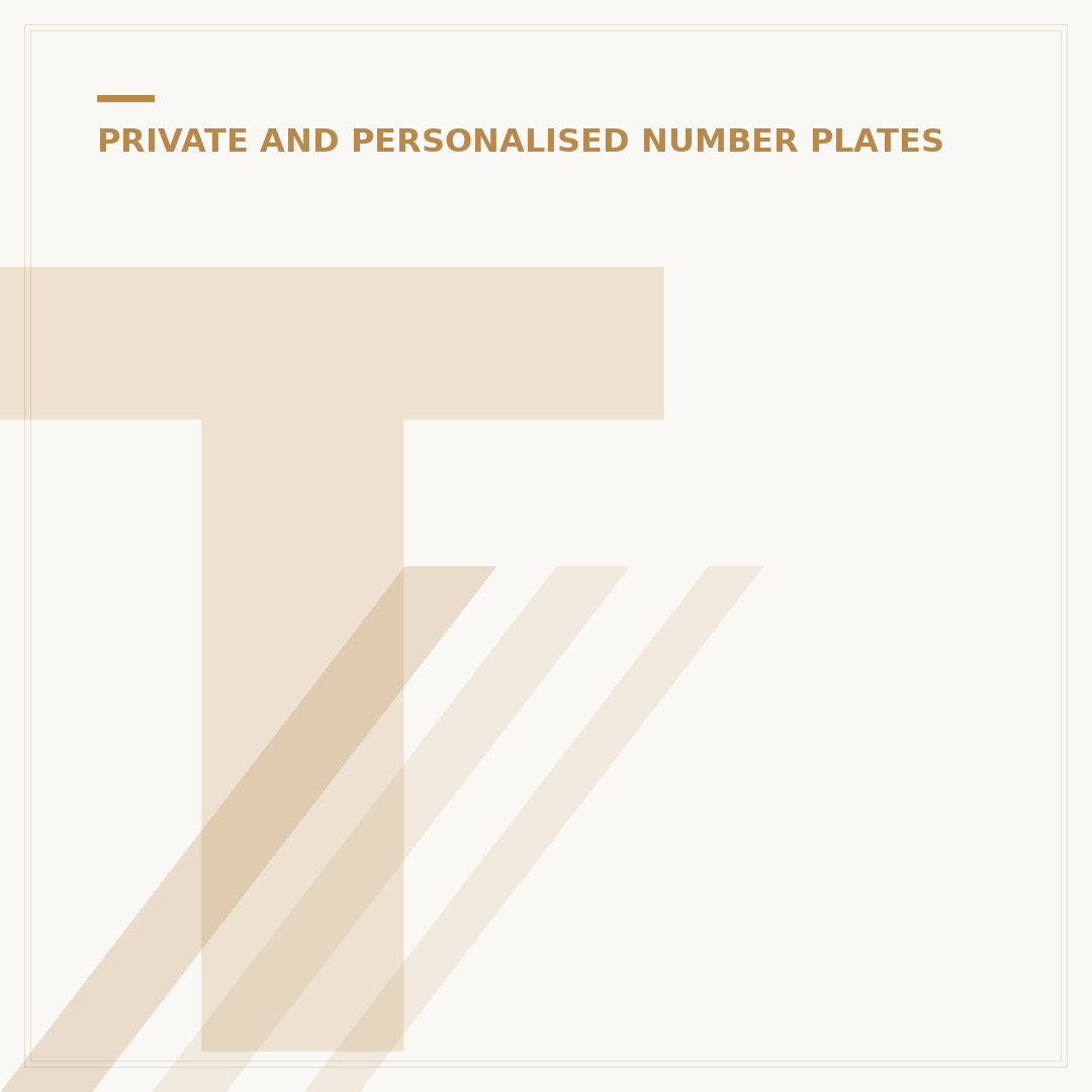 Transfer Car Registration Number Plate UK