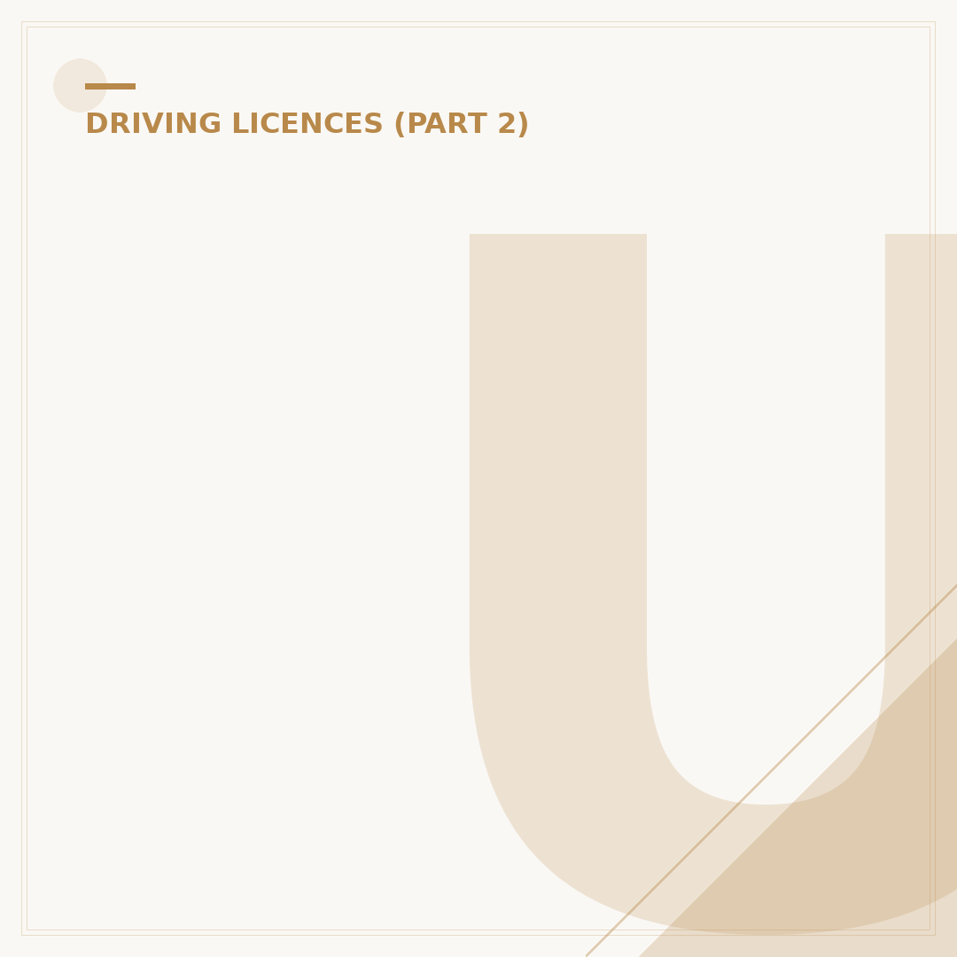 UK Driving Licence: Front and Back Details Explained