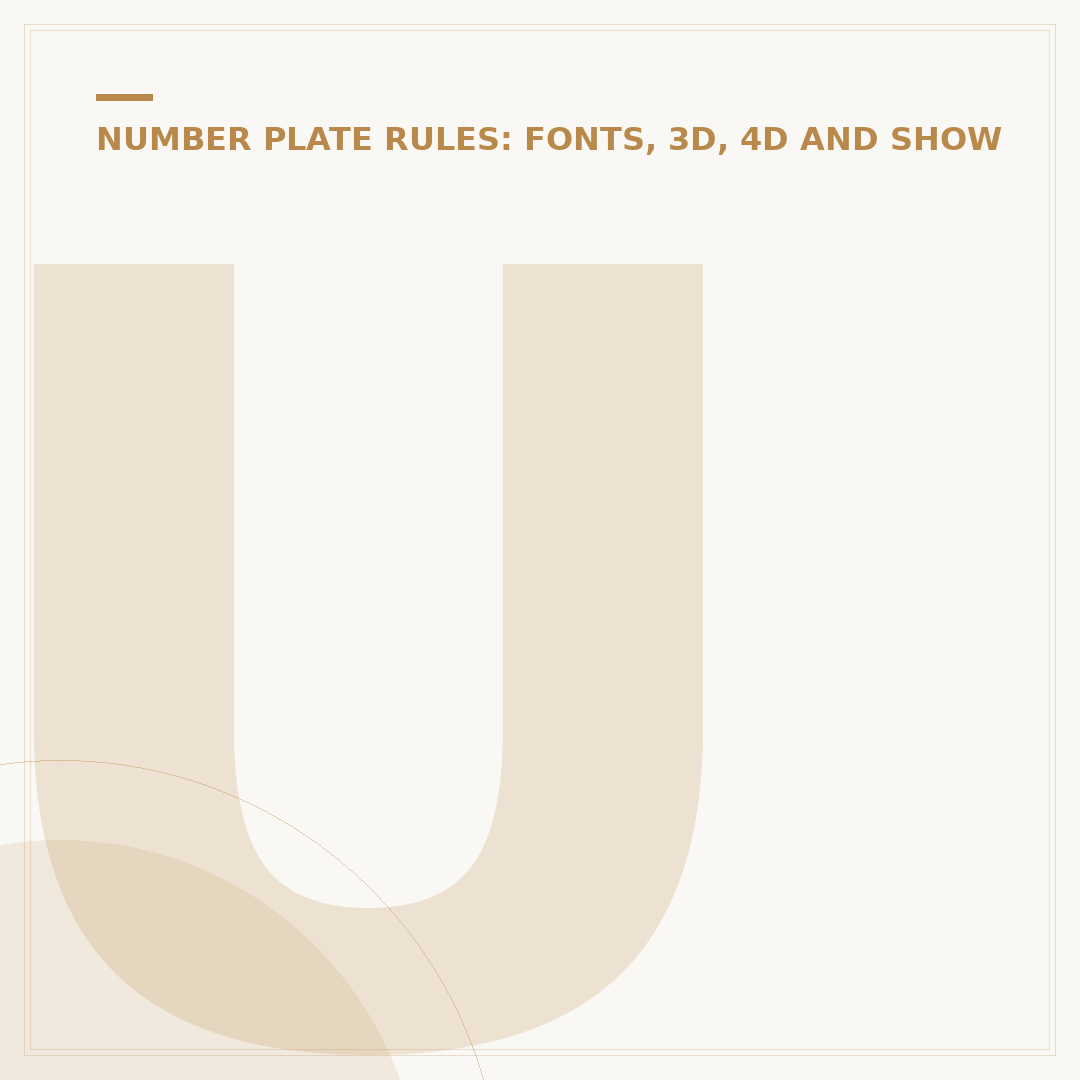 UK Licence Plate Font: What You Need to Know