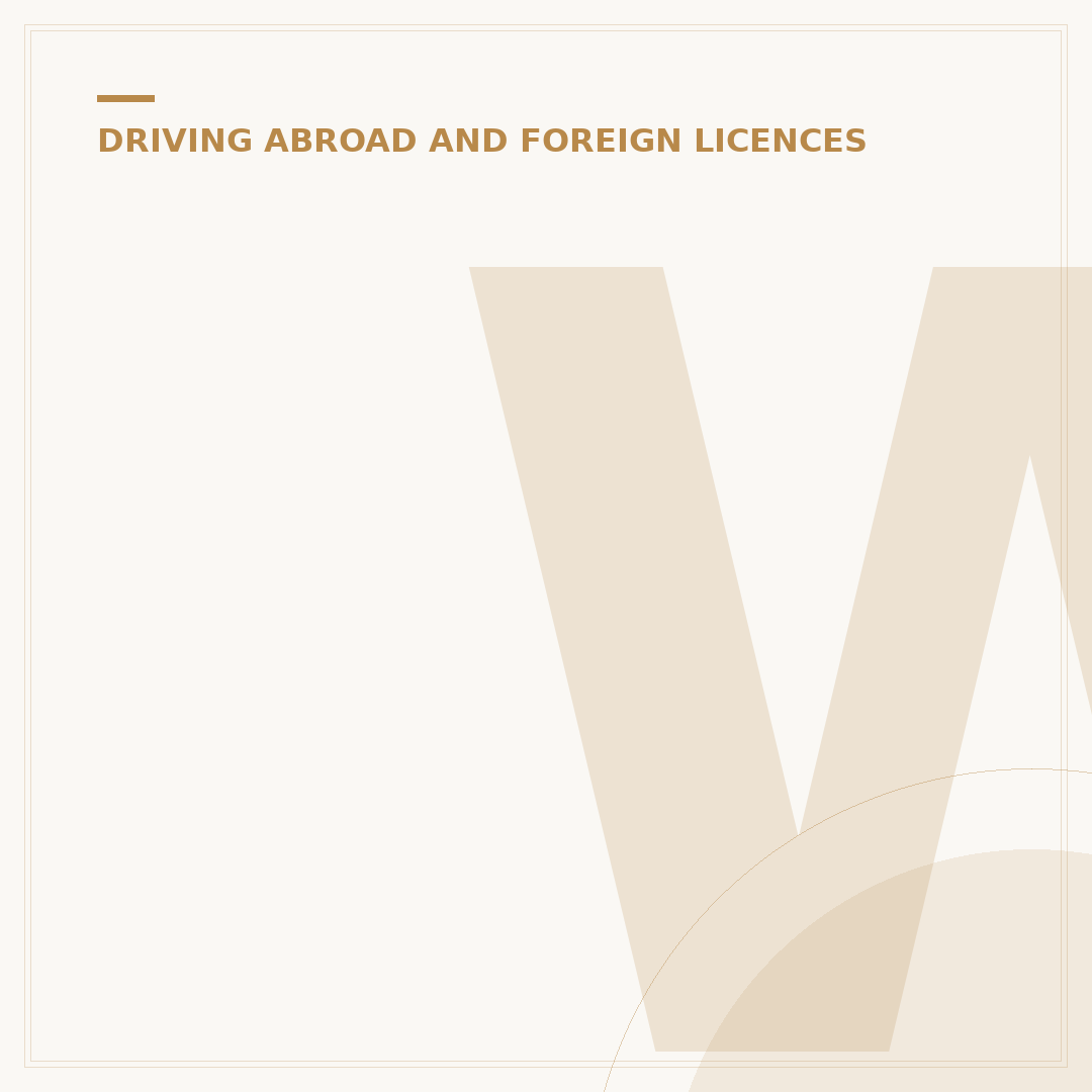 Where to Put Your UK Sticker on a Car Abroad