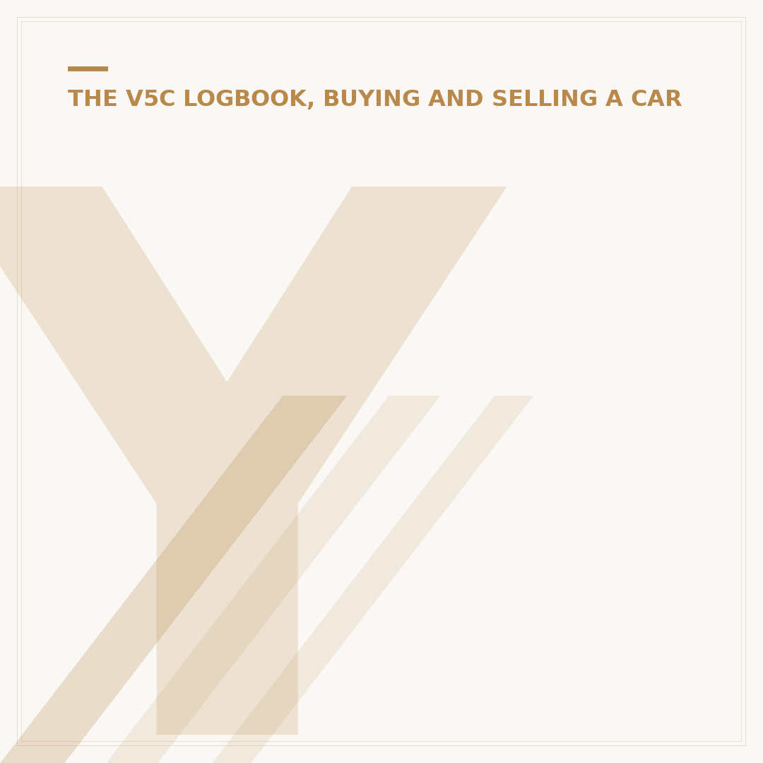 Your V5C Certificate Explained: What It Is & How to Use It