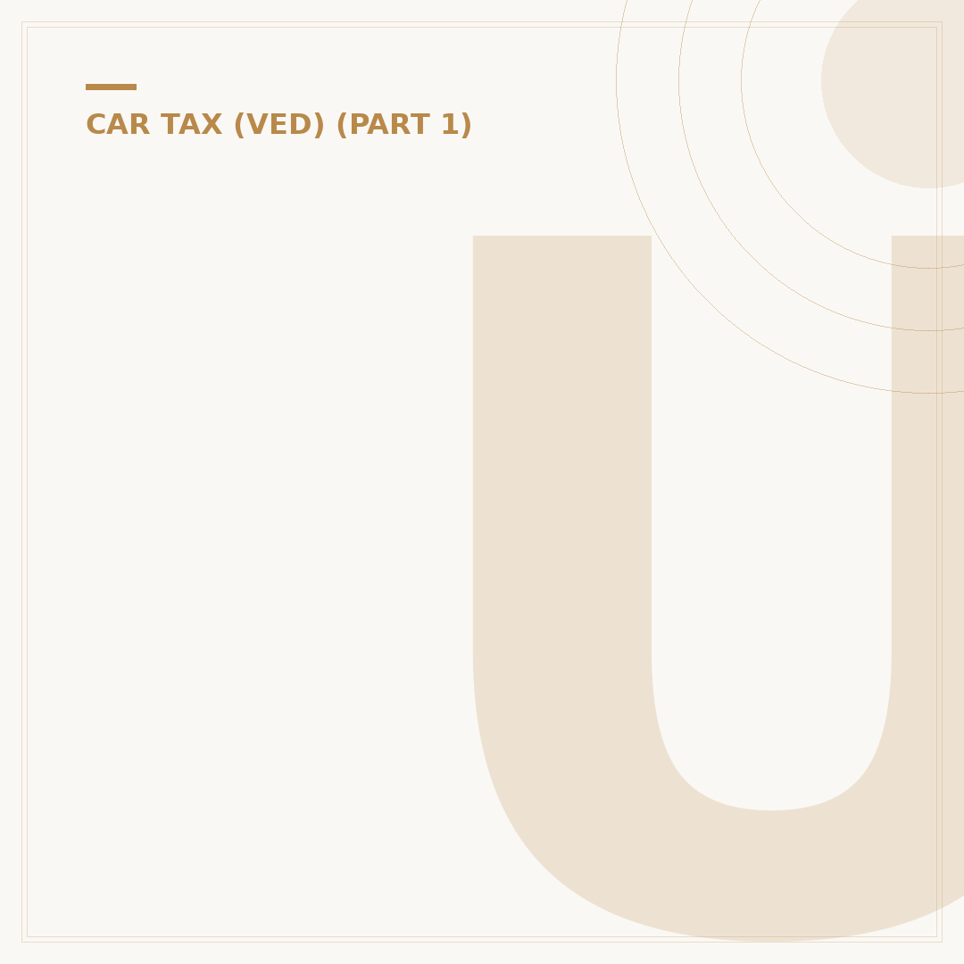 UK Vehicle Tax Classes Explained