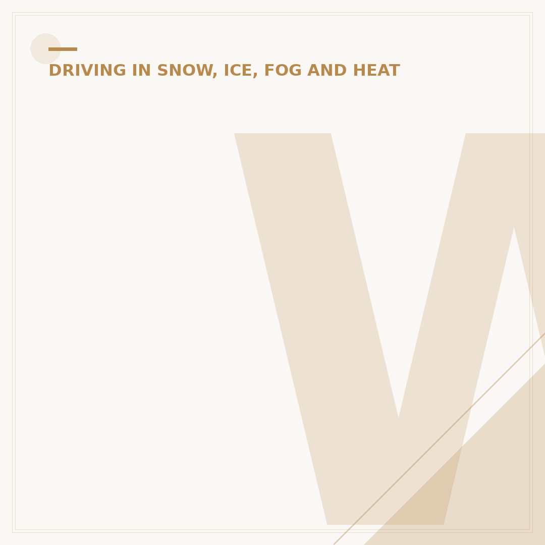When May Fog Lights Be Used?