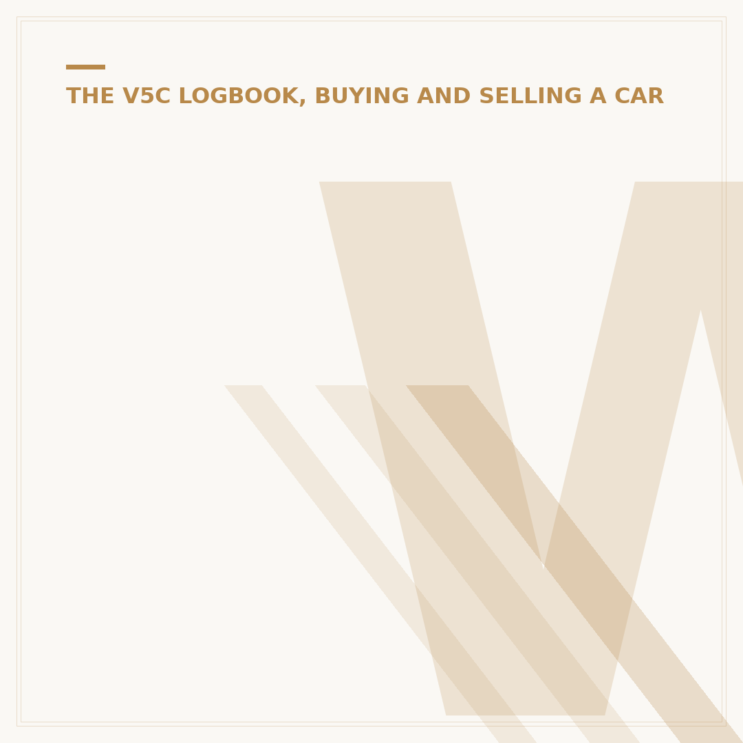 Who is Legally Responsible for a V5C Document?