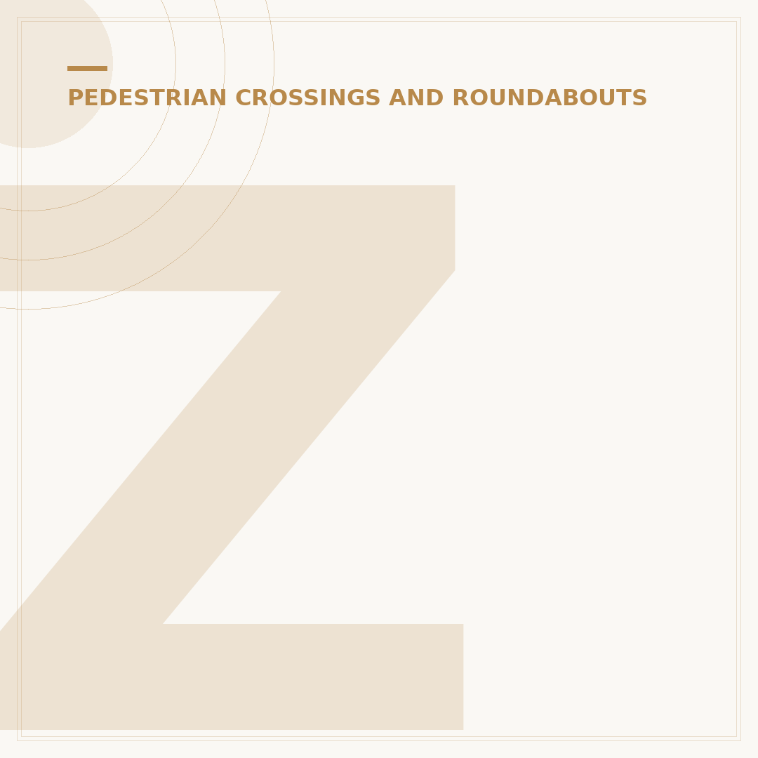 Zebra Crossing Road Sign