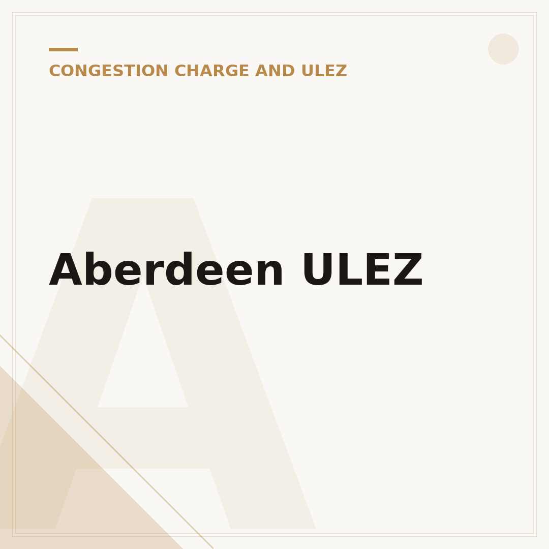 Aberdeen ULEZ