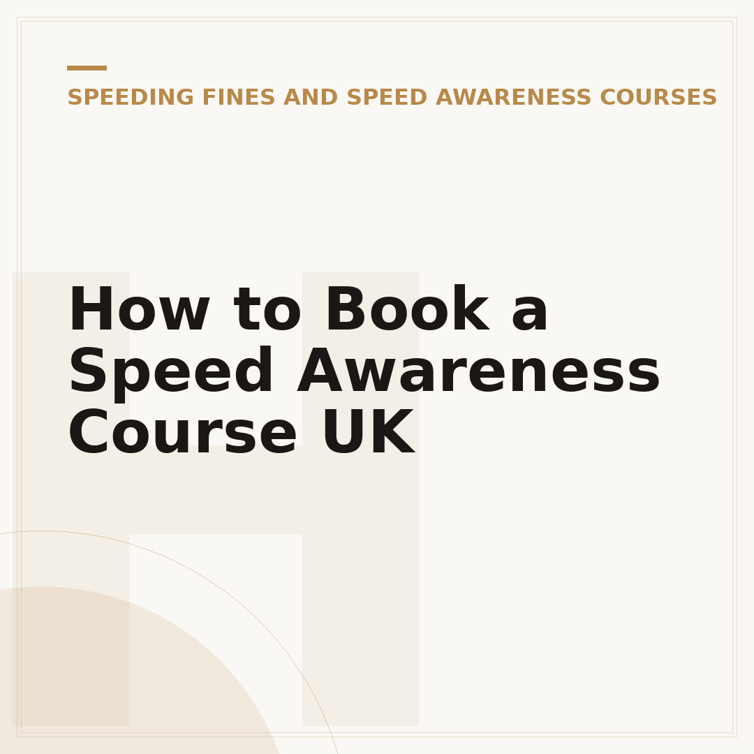 How to Book a Speed Awareness Course UK