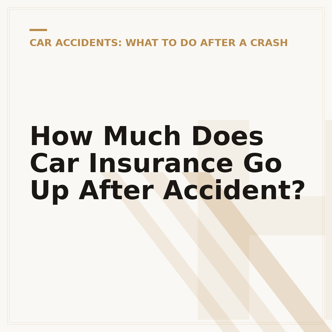 How Much Does Car Insurance Go Up After Accident?