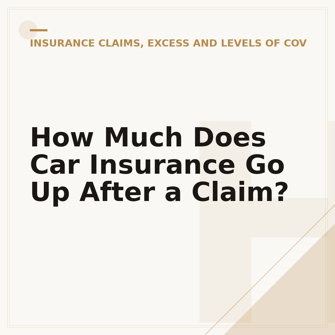 How Much Does Car Insurance Go Up After a Claim?