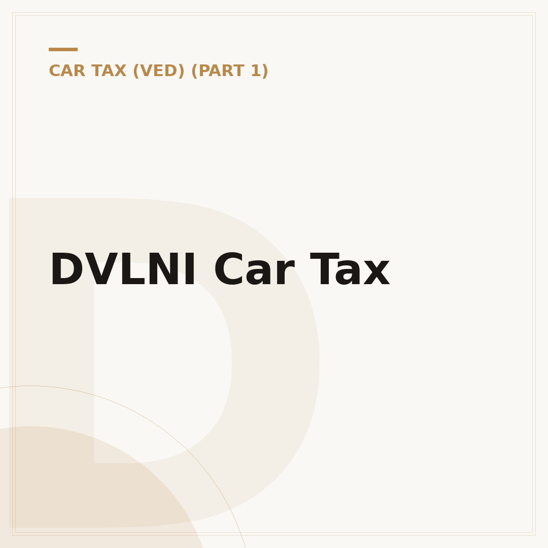 DVLNI Car Tax