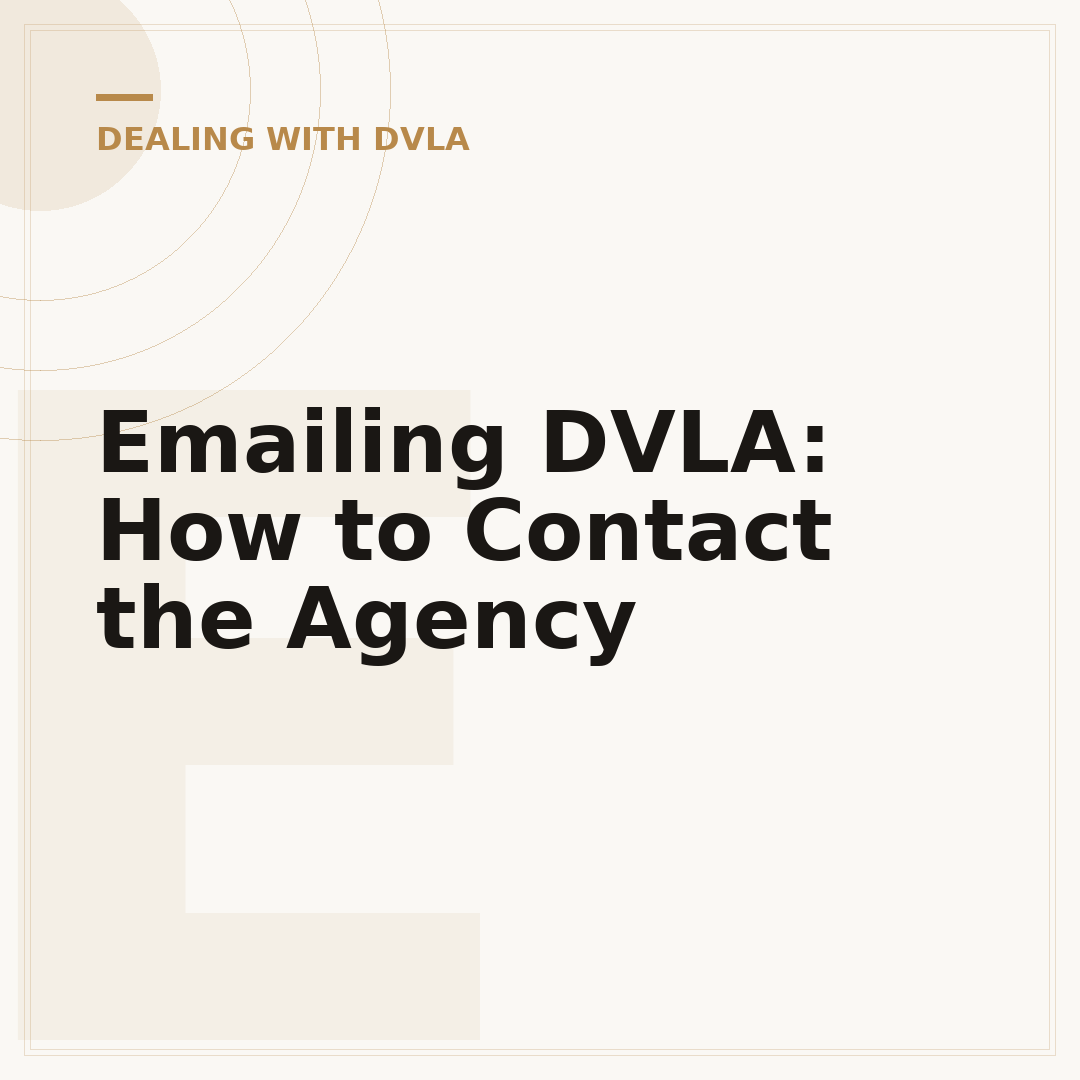 Emailing DVLA: How to Contact the Agency