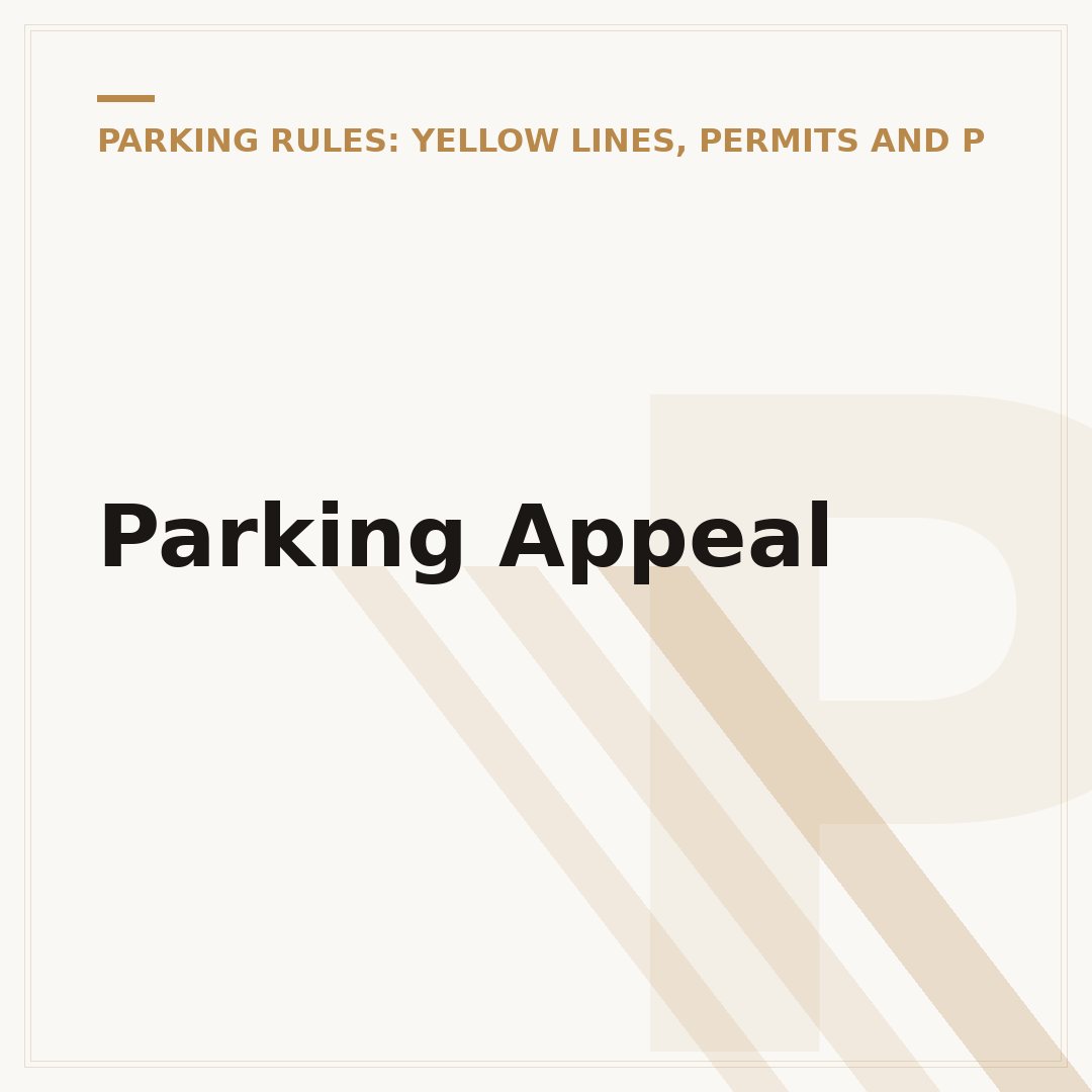 Parking Appeal