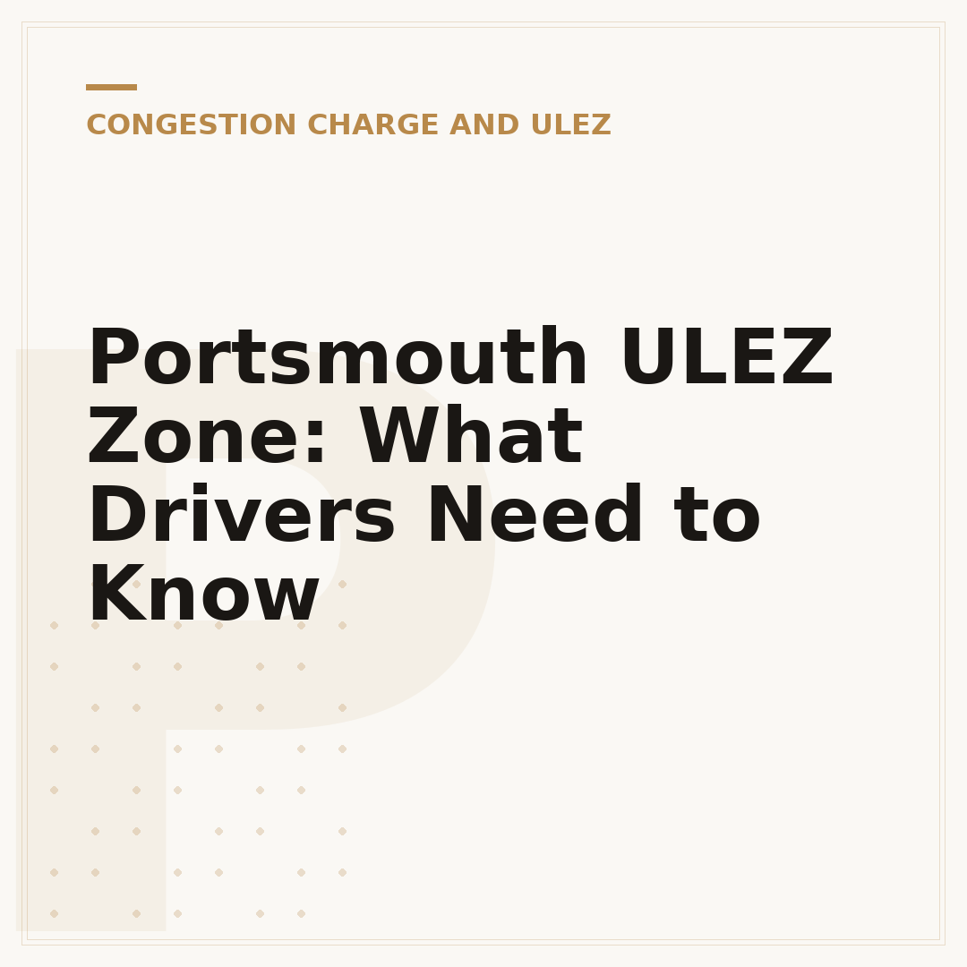 Portsmouth ULEZ Zone: What Drivers Need to Know