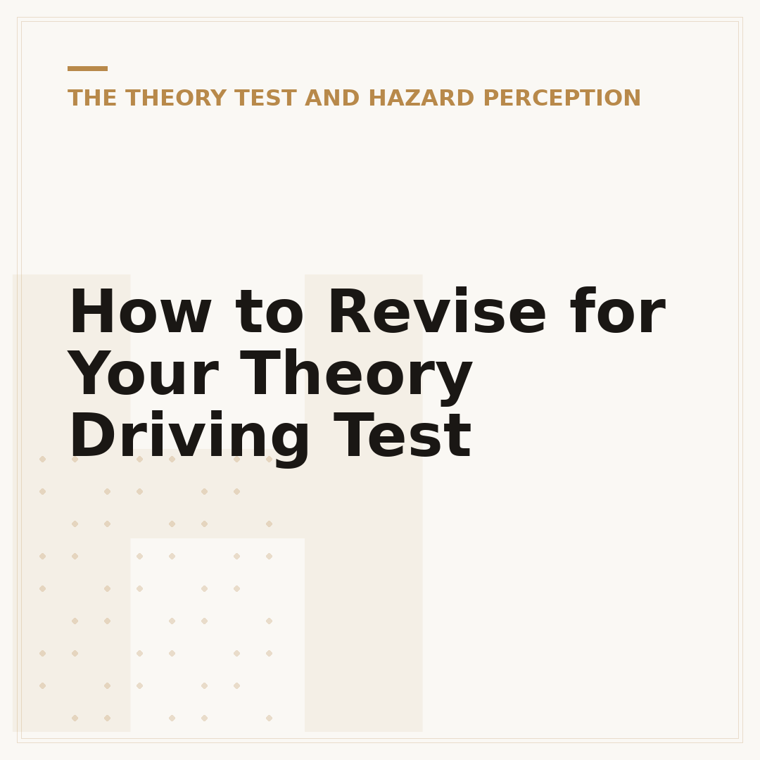 How to Revise for Your Theory Driving Test