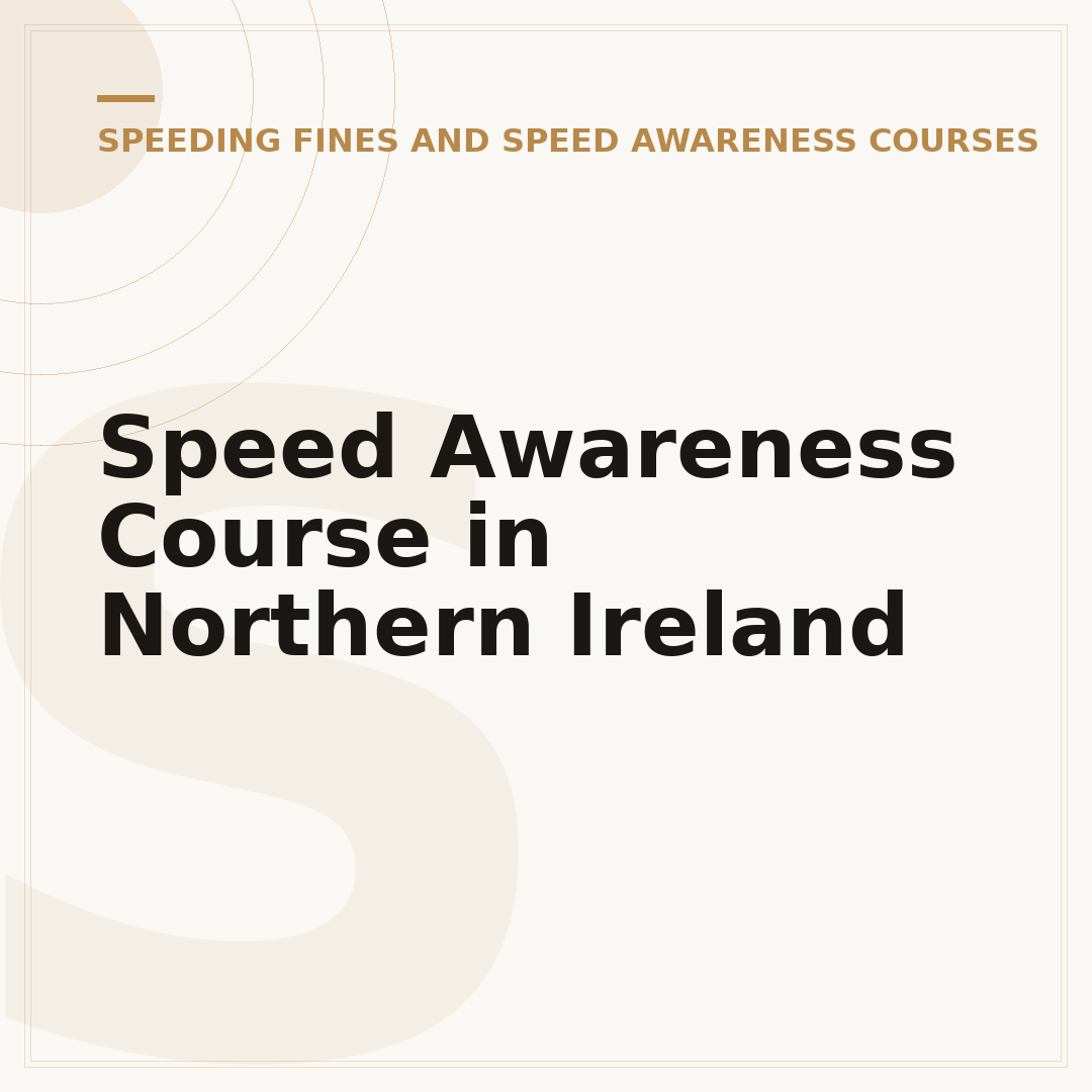 Speed Awareness Course in Northern Ireland