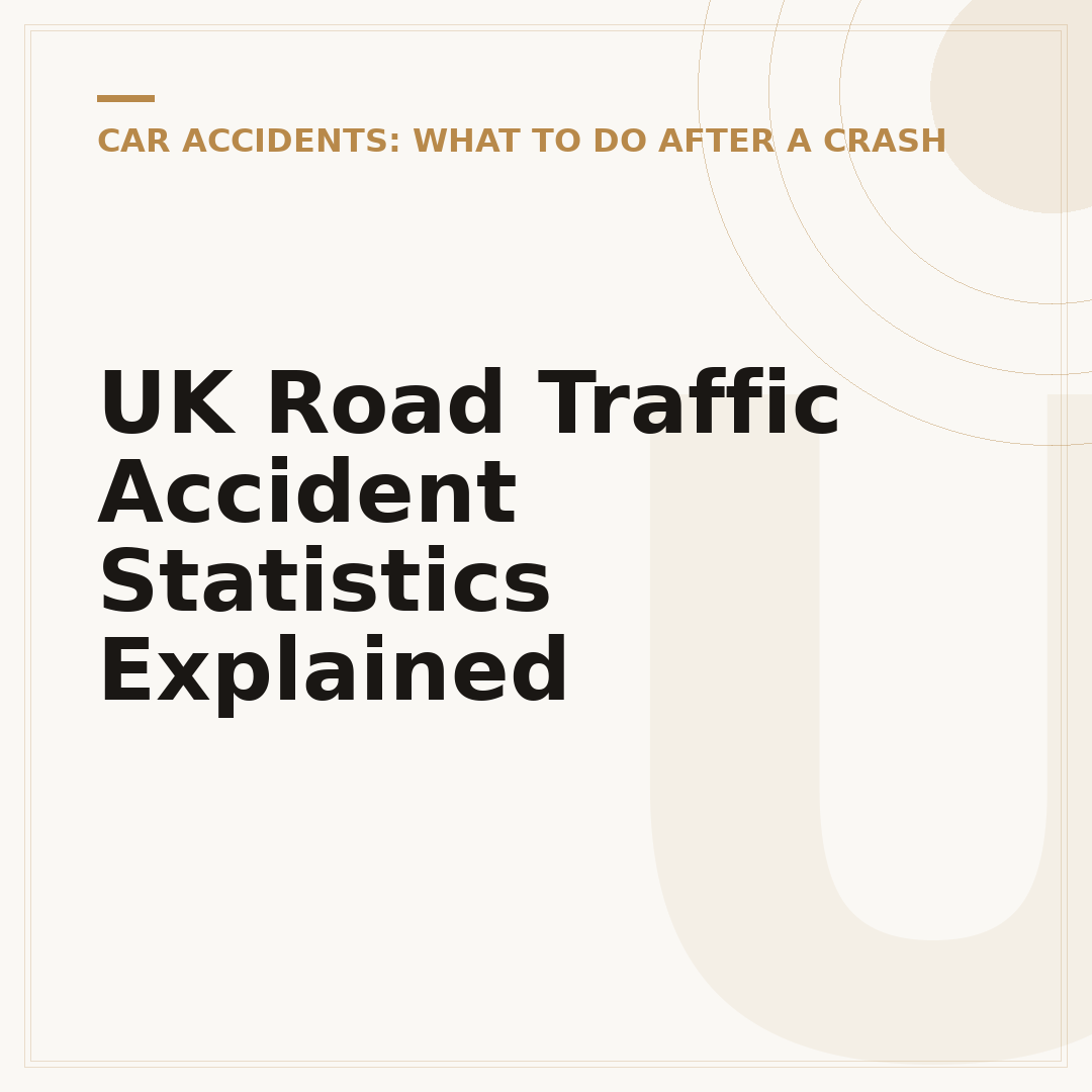 UK Road Traffic Accident Statistics Explained
