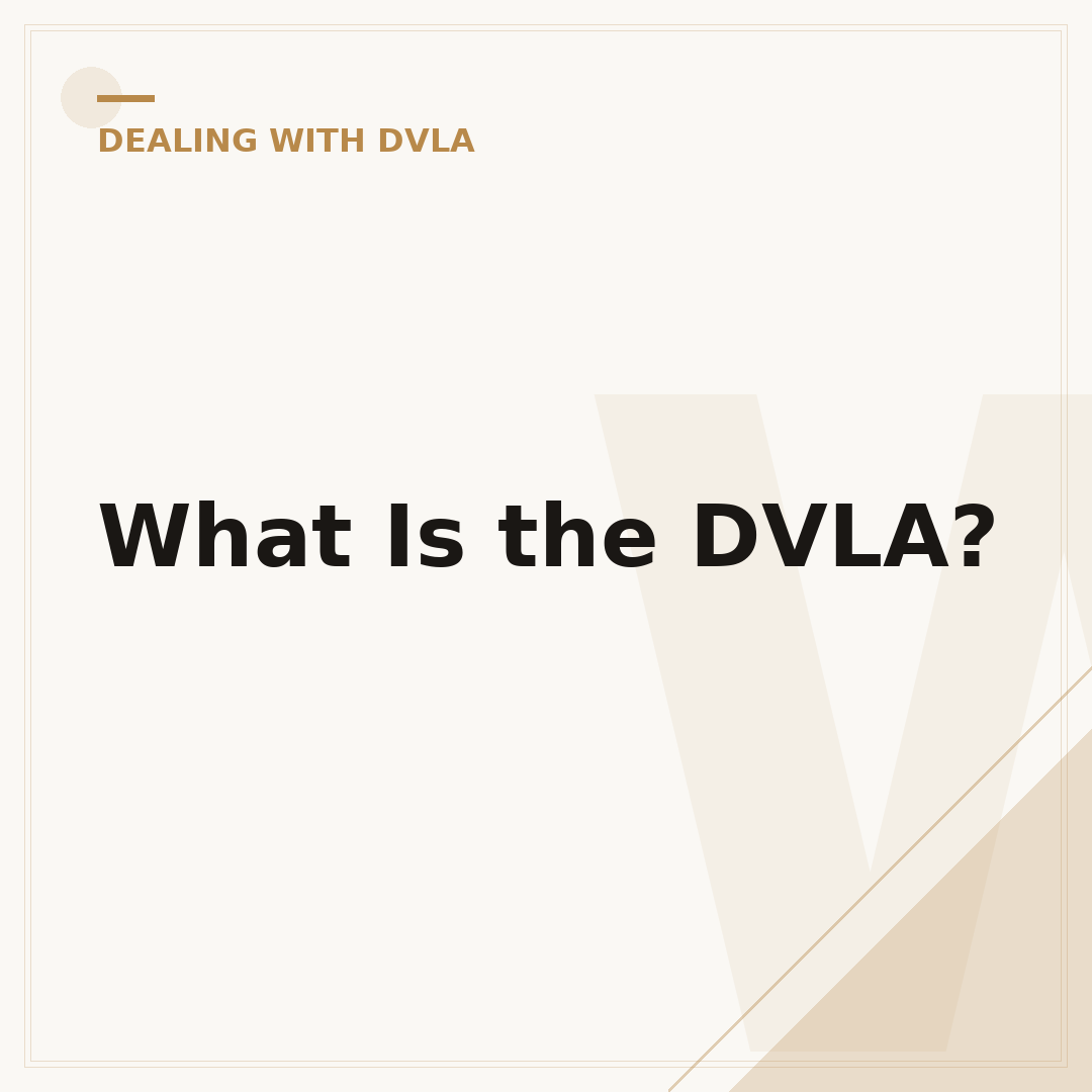What Is the DVLA?